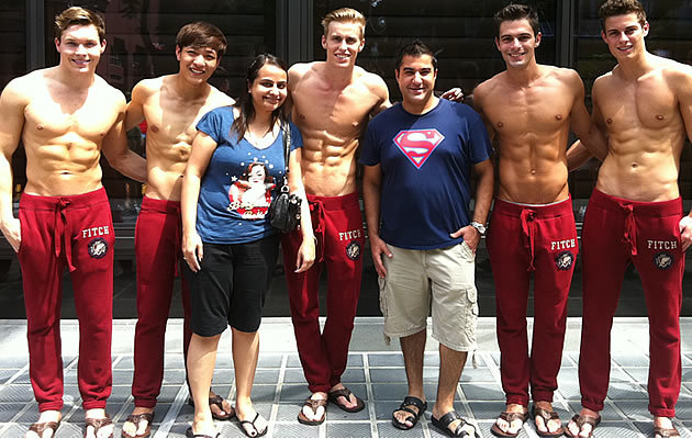 Abercrombie and Fitch models in 